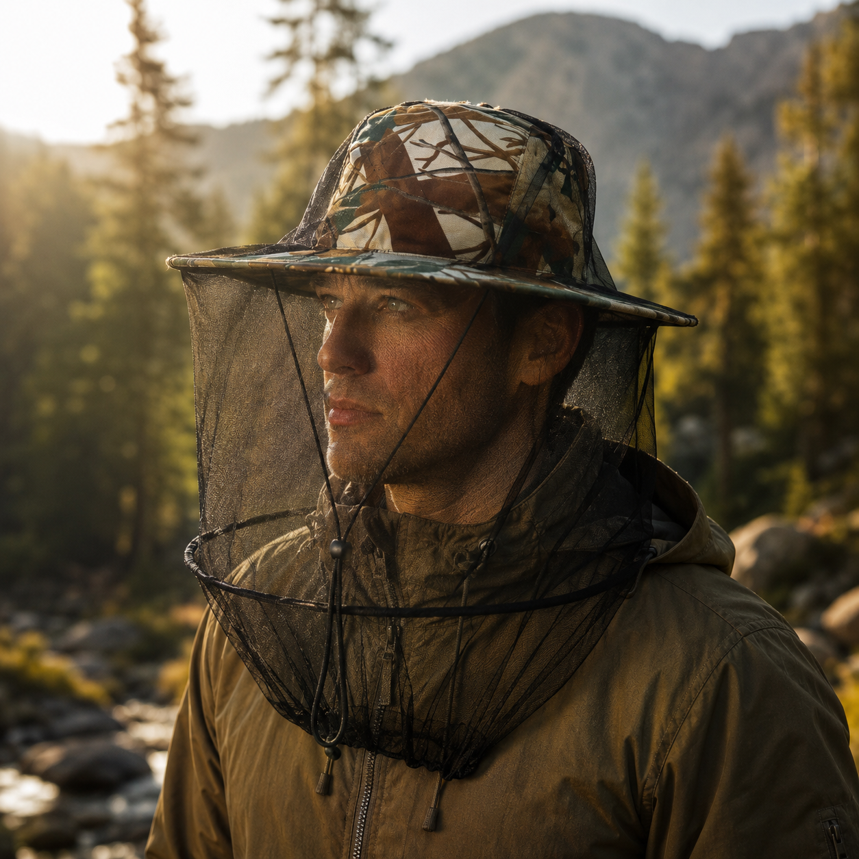 Fishing and Camping Cap With Mosquito Net, UV Protection, Mesh Sunshade Hat For Men, Women, Outdoor Activities, Luxury Wholesale