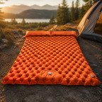 Double Inflatable Mattress, Extra Wide Sleeping Pad for Camping, Ultralight Folding Bed, Waterproof Car Travel Mat, Wholesale Luxury