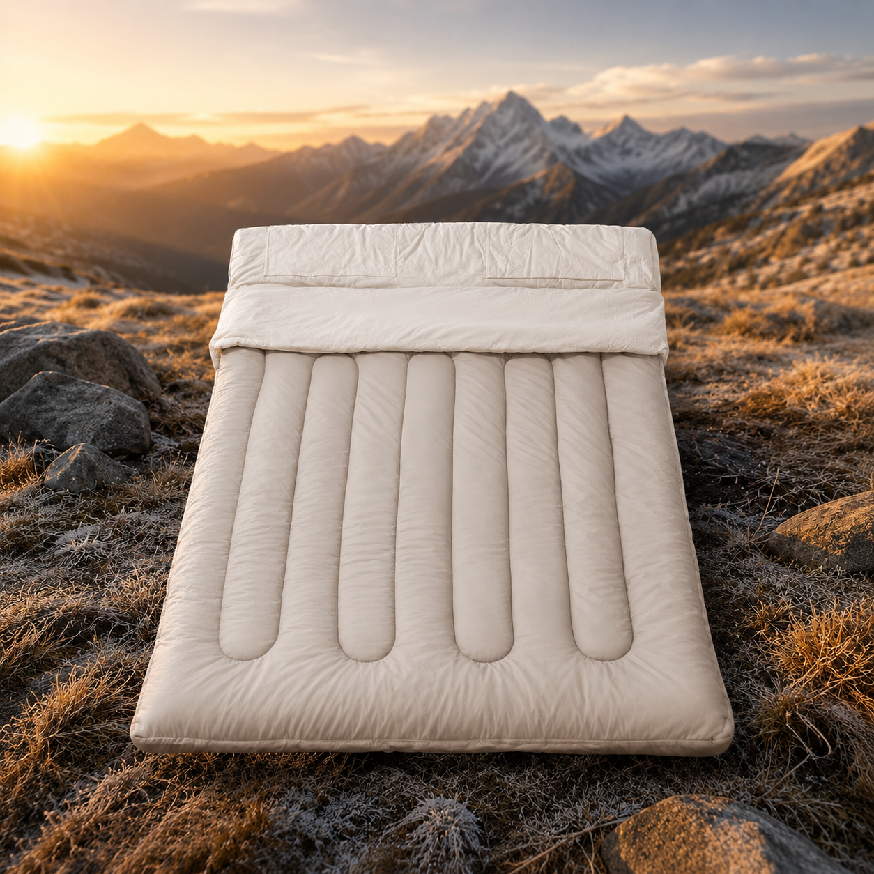 2 Person Camping Sleeping Bag, Portable Detachable Design, Waterproof for Outdoor Hiking, Travel, 2 Person Capacity, Wholesale Luxury Quality