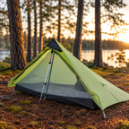Camping Tent for Ultralight Outdoor Use, 1 Person Rodless Design, Waterproof 15D Silnylon, 3/4 Season, Luxury Quality, Wholesale Availability