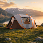 Quick Opening Waterproof Camping Tent for 5-8 People, Fully Automatic Pop-Up, Luxury Design, Durable Material, Wholesale Pricing, Outdoor Adventures