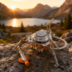 Camping Gas Stove, Outdoor Burner with Strong Fire, Heavy Duty Survival Cooker, Ideal for Picnics, Wholesale Luxury Outdoor Gear