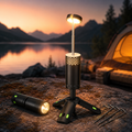 Telescopic Camping Light, Rechargeable Fishing Lantern, 10000mAh Dimming Night Light, Emergency Power Failure Solution, Luxury Wholesale for Outdoors