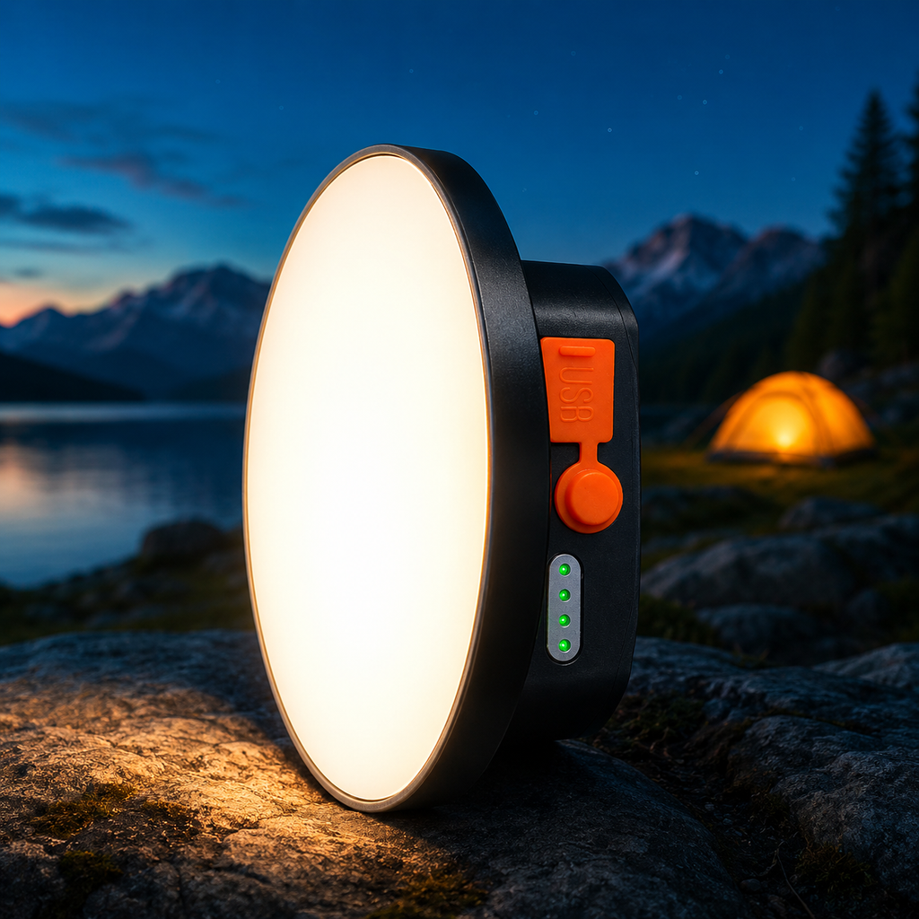 Outdoor Camping Light, Portable Rechargeable LED Tent Lamp, Magnetic Fishing Light, Emergency Household Lighting, Wholesale Luxury, Large Capacity