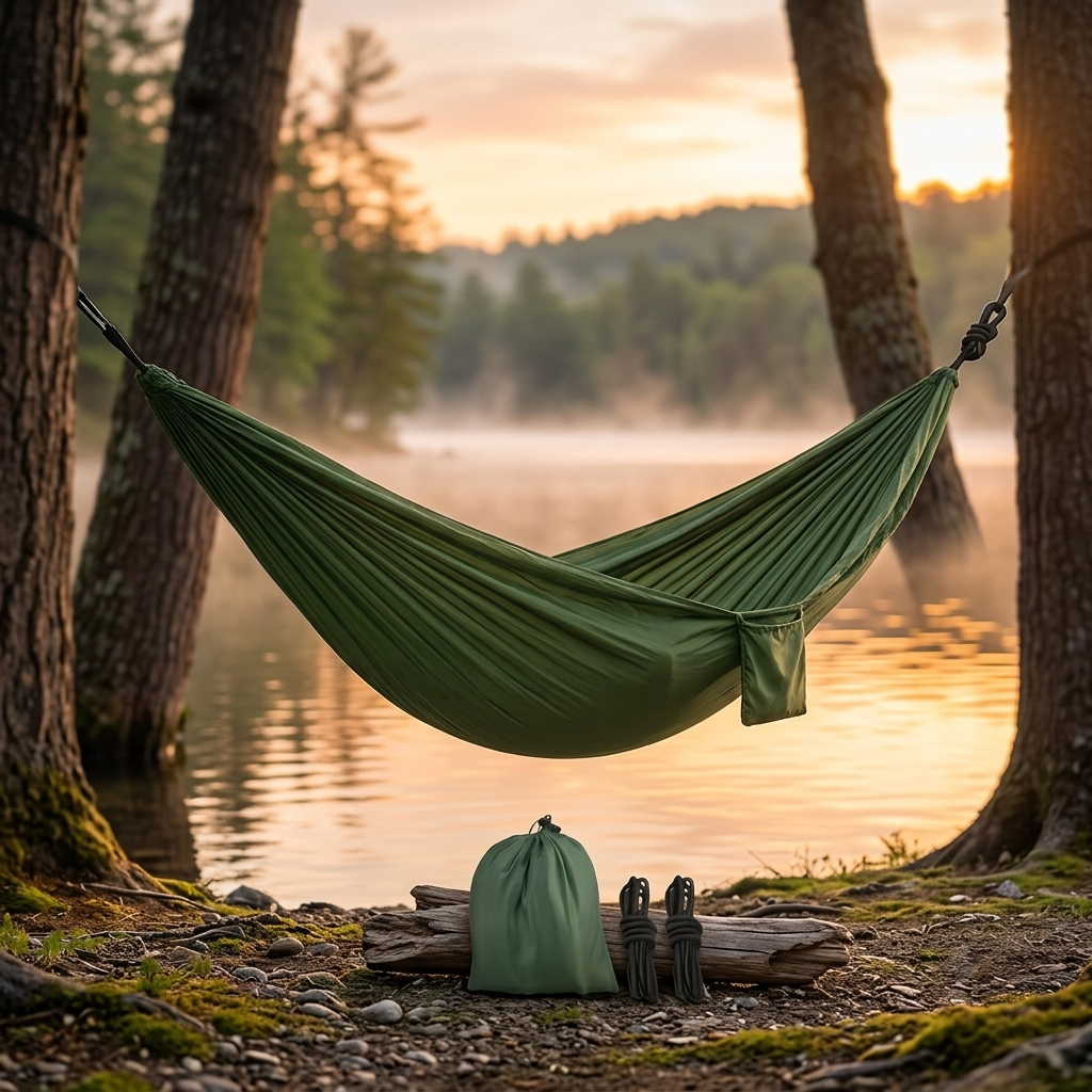 Hammock with Straps, Lightweight and Durable Outdoor Lounge Chairs, Perfect for Beach Picnics or Hiking, Luxury Comfort, Wholesale Options Available