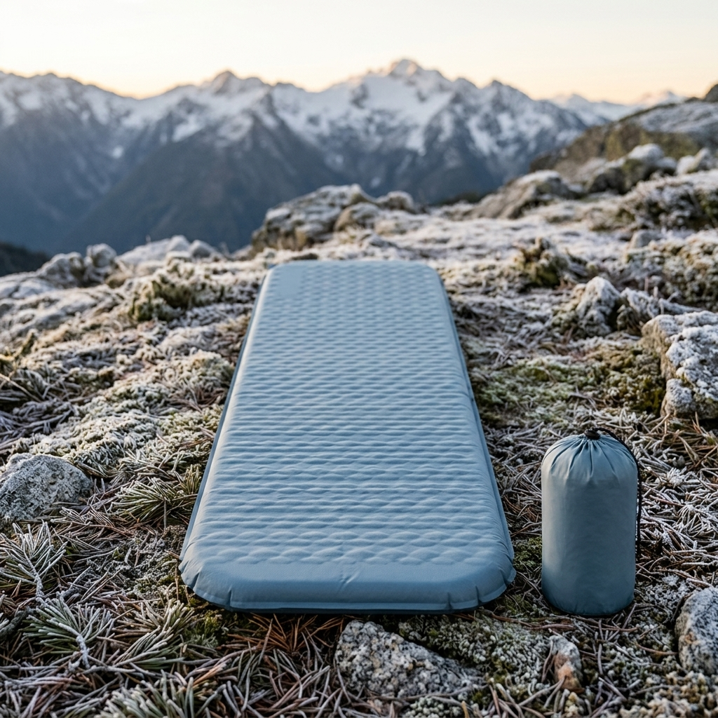 Inflatable Air Mattress Sleeping Pad, Ultralight Foam Camping Gear, Waterproof and Portable for Backpacking and Hiking, Travel Essentials