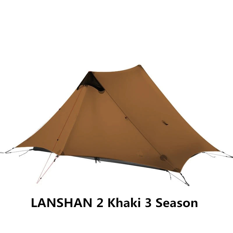 Ultralight Camping Tent for 2 Persons, Waterproof 3 Season 15D Silnylon, Rodless Design, Outdoor Adventure, Wholesale Luxury