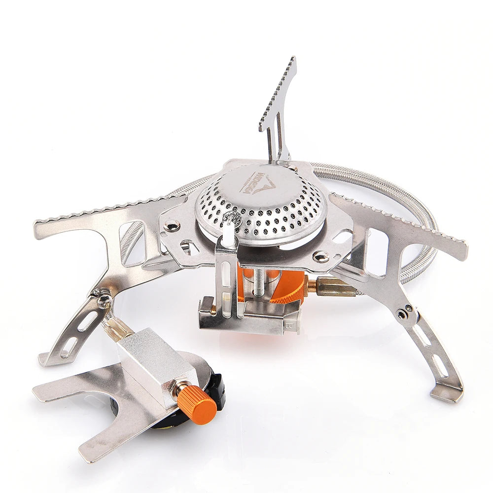 Camping Gas Stove, Outdoor Burner with Strong Fire, Heavy Duty Survival Cooker, Ideal for Picnics, Wholesale Luxury Outdoor Gear