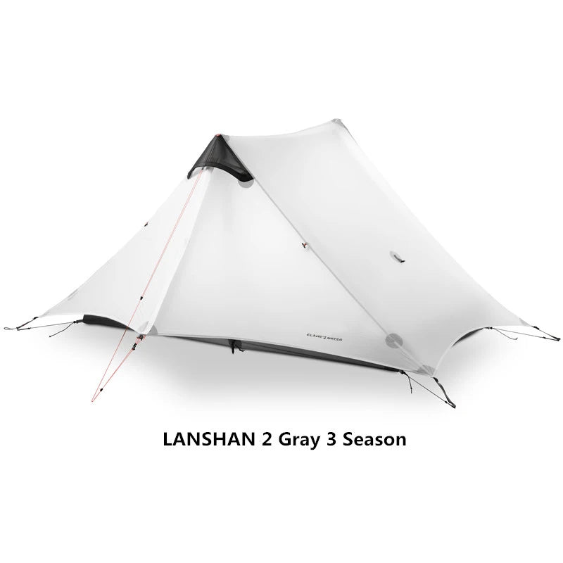 Ultralight Camping Tent for 2 Persons, Waterproof 3 Season 15D Silnylon, Rodless Design, Outdoor Adventure, Wholesale Luxury