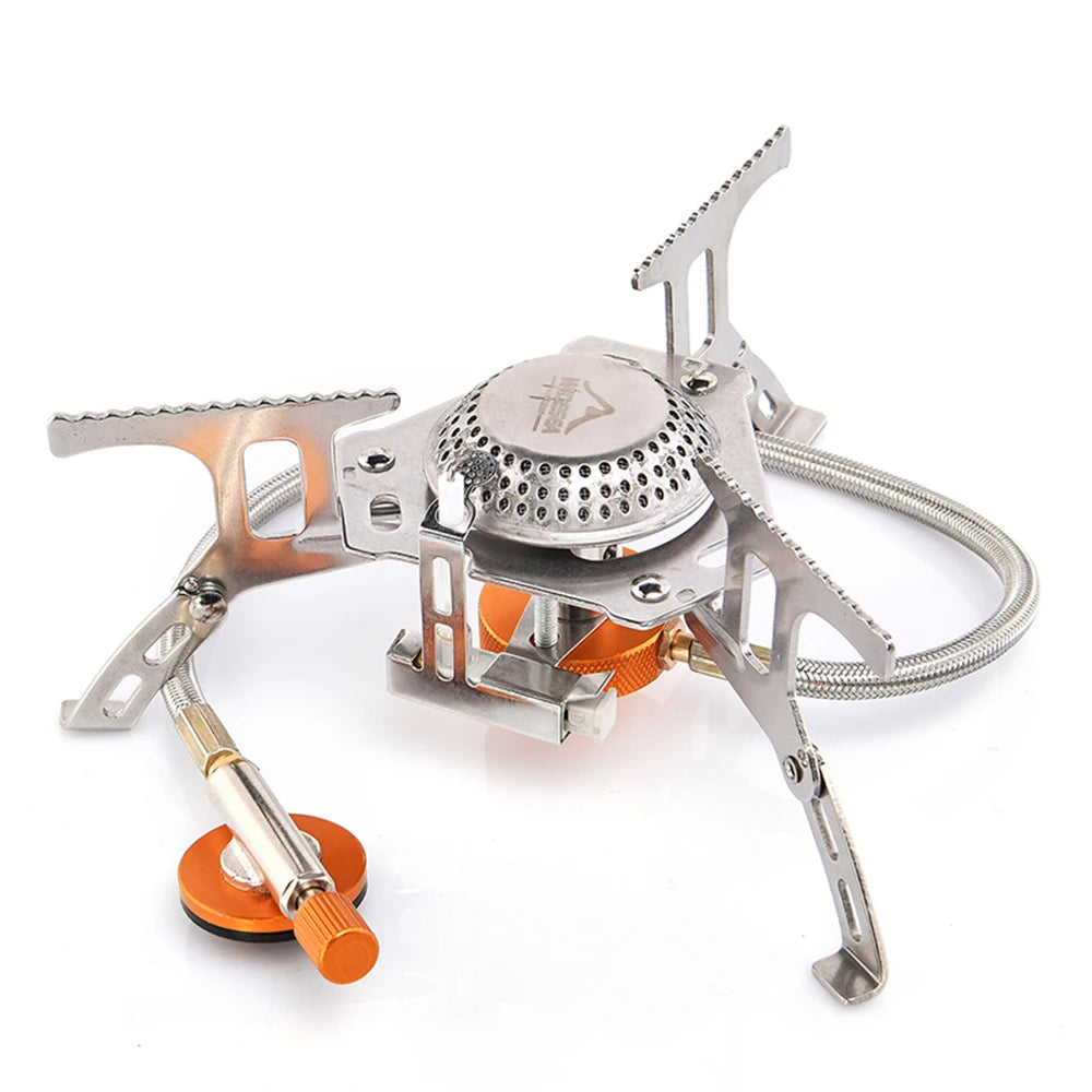 Camping Gas Stove, Outdoor Burner with Strong Fire, Heavy Duty Survival Cooker, Ideal for Picnics, Wholesale Luxury Outdoor Gear