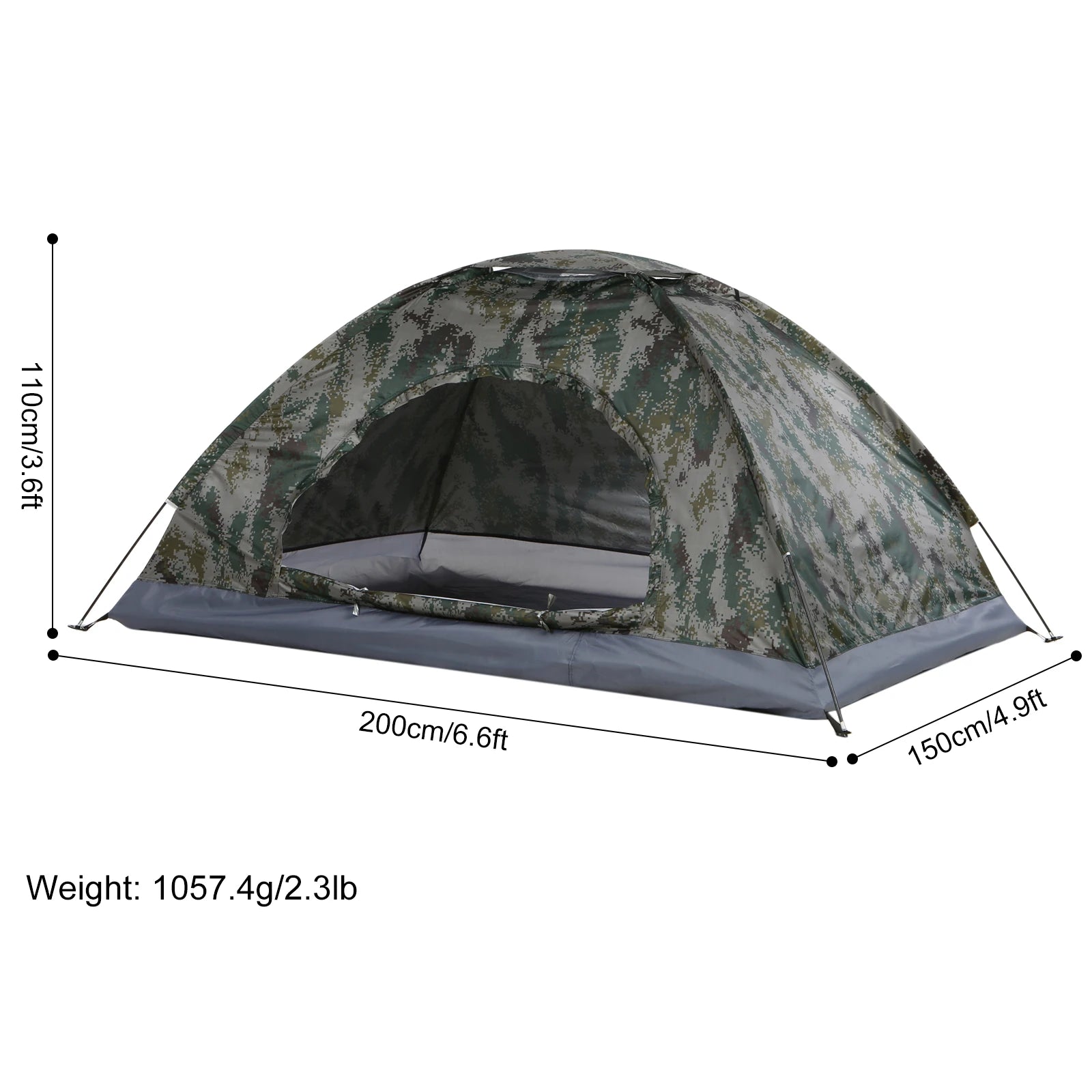 Ultralight Camping Tent, Portable Single Layer, Anti-UV Coating UPF 30+, Waterproof for Outdoor Beach Fishing, Wholesale Luxury, Ideal for Hikers