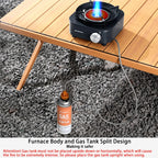 Portable Gas Burner, 4000W High-Power Infrared Stove, Lightweight Design, Outdoor Camping Supplies, Hiking, Luxury Performance, Wholesale Options