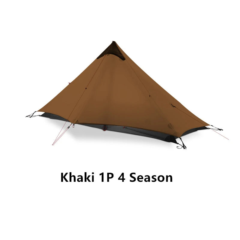 Ultralight Camping Tent for 1 Person, 3/4 Season Waterproof Silnylon, Rodless Design, Professional Outdoor Gear, Wholesale Luxury