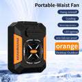 Portable Waist Fan, 5000mAh Rechargeable Wearable Neck Fan, 3 Speed Clip Belt Fan, Personal Cool Fan for Outdoor Travel, Luxury Comfort