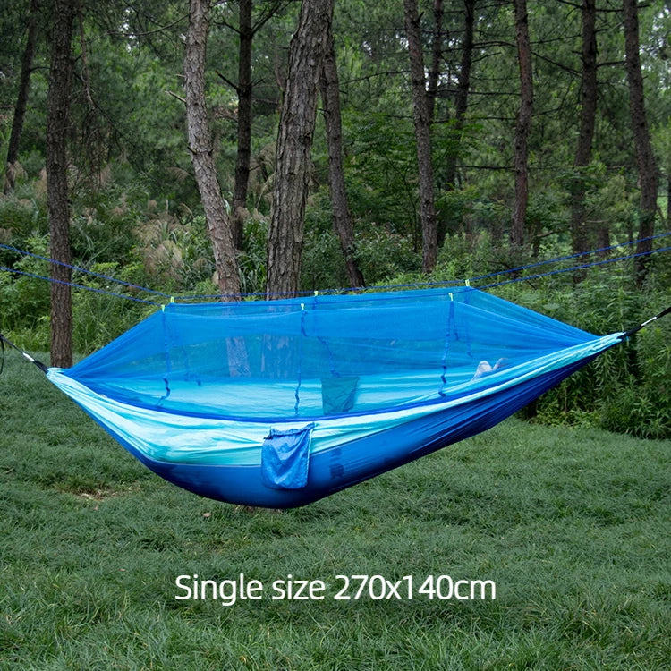 Hammock for Camping, Portable Nylon Fabric with Mosquito Net, Single and Double Size, Outdoor Use, Lightweight, Wholesale Luxury