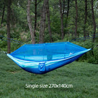 Hammock for Camping, Portable Nylon Fabric with Mosquito Net, Single and Double Size, Outdoor Use, Lightweight, Wholesale Luxury