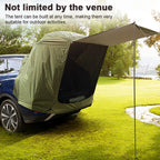 Car Rear Tent, Outdoor Camping Canopy Extension, Waterproof, Sunshine-Proof, Heavy Duty, Picnic, Wholesale Luxury for Families and Travelers