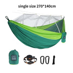 Hammock for Camping, Portable Nylon Fabric with Mosquito Net, Single and Double Size, Outdoor Use, Lightweight, Wholesale Luxury