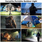 Telescopic Camping Light, Rechargeable Fishing Lantern, 10000mAh Dimming Night Light, Emergency Power Failure Solution, Luxury Wholesale for Outdoors