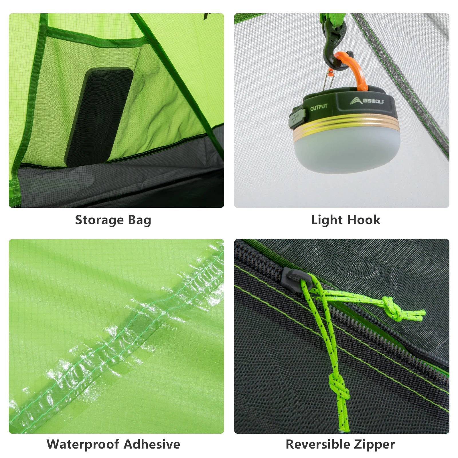 Ultralight Two-Person Camping Tent, 20D 380T Nylon, Double Layer Waterproof, Ideal for Hiking and Travel, Wholesale Luxury with Free Mat