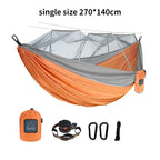 Hammock for Camping, Portable Nylon Fabric with Mosquito Net, Single and Double Size, Outdoor Use, Lightweight, Wholesale Luxury