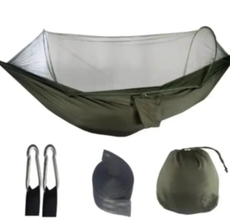 Outdoor Hammock with Mosquito Net, Portable Hanging Bed for Camping, Heavy Duty, Waterproof, Luxury Comfort, Wholesale Options Available