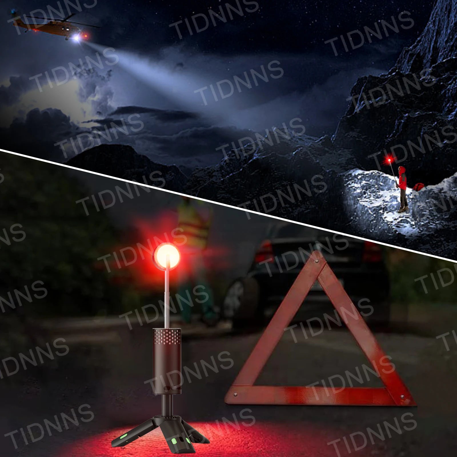 Telescopic Camping Light, Rechargeable Fishing Lantern, 10000mAh Dimming Night Light, Emergency Power Failure Solution, Luxury Wholesale for Outdoors