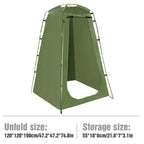 Portable Privacy Shower Tent, Waterproof Changing Room Shelter, Outdoor Camping, Hiking, Beach Bathroom, Wholesale, Luxury