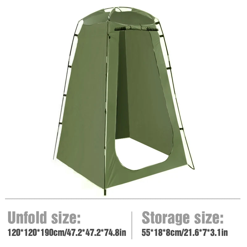 Portable Privacy Shower Tent, Waterproof Changing Room Shelter, Outdoor Camping, Hiking, Beach Bathroom, Wholesale, Luxury