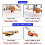 Portable Camping Gas Stove, 3500W Folding Outdoor Stove, Multi-Function Cooking Equipment for Hiking, Picnics, Wholesale Luxury
