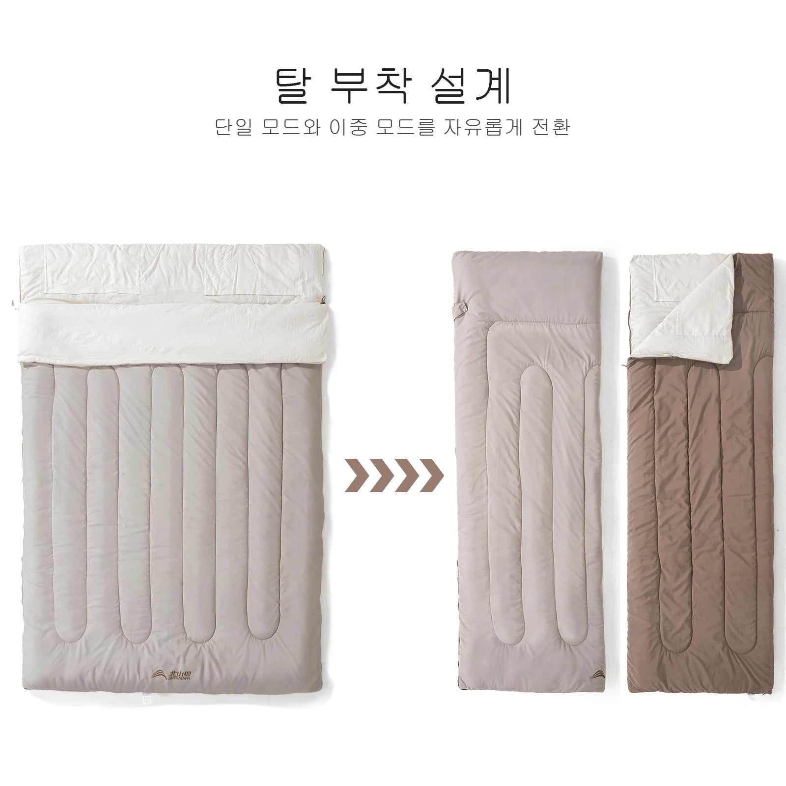 2 Person Camping Sleeping Bag, Portable Detachable Design, Waterproof for Outdoor Hiking, Travel, 2 Person Capacity, Wholesale Luxury Quality