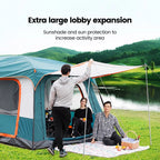 Camping Tent, Waterproof 4-Season Shelter for 3-12 People, Double Layer, Family Outdoor Backpacking Equipment, Luxury Design, Wholesale Availability