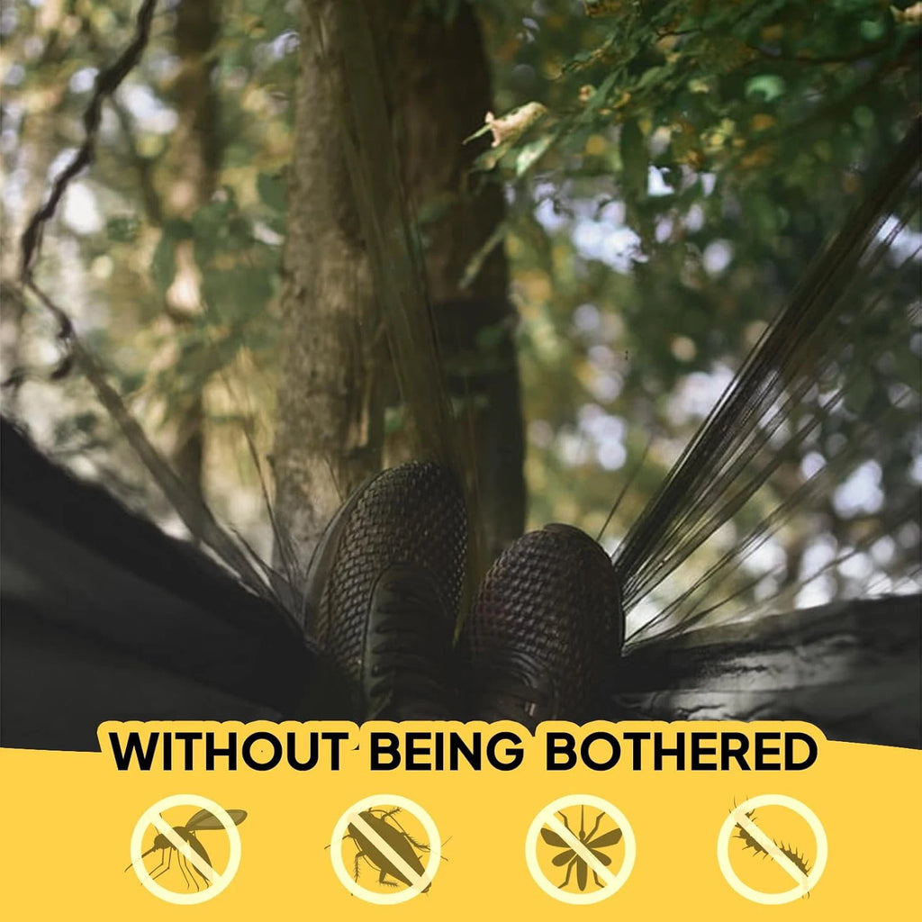 Lightweight Camping Hammock with Mosquito Net, Durable 210T Parachute Nylon, Breathable Fabric for Outdoor Adventures, Luxury Wholesale Options