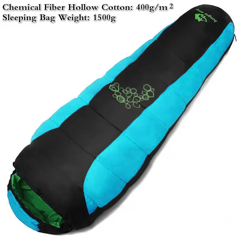 Sleeping Bag, Thick Four-Hole Cotton Filling, Winter Thermal Comfort, Camping Travel Gear, Luxury Wholesale for Outdoor Enthusiasts