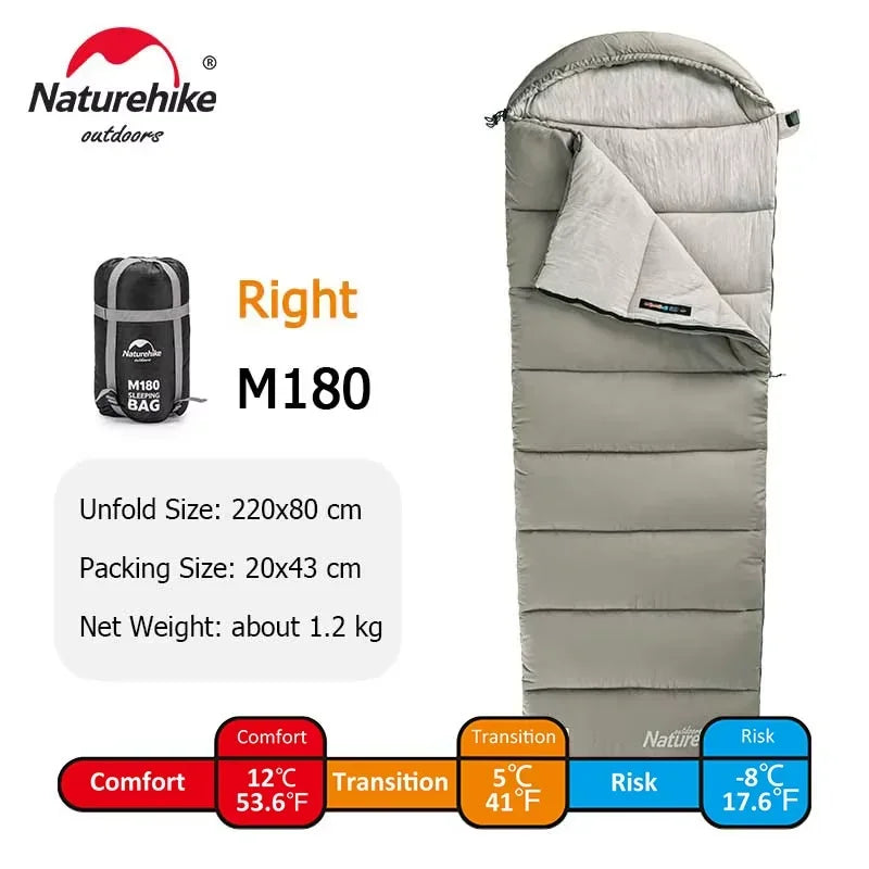 Sleeping Bag for Camping, Cotton Double Person, Spliceable Design, Warm for Summer and Winter, Wholesale Luxury Outdoor Gear
