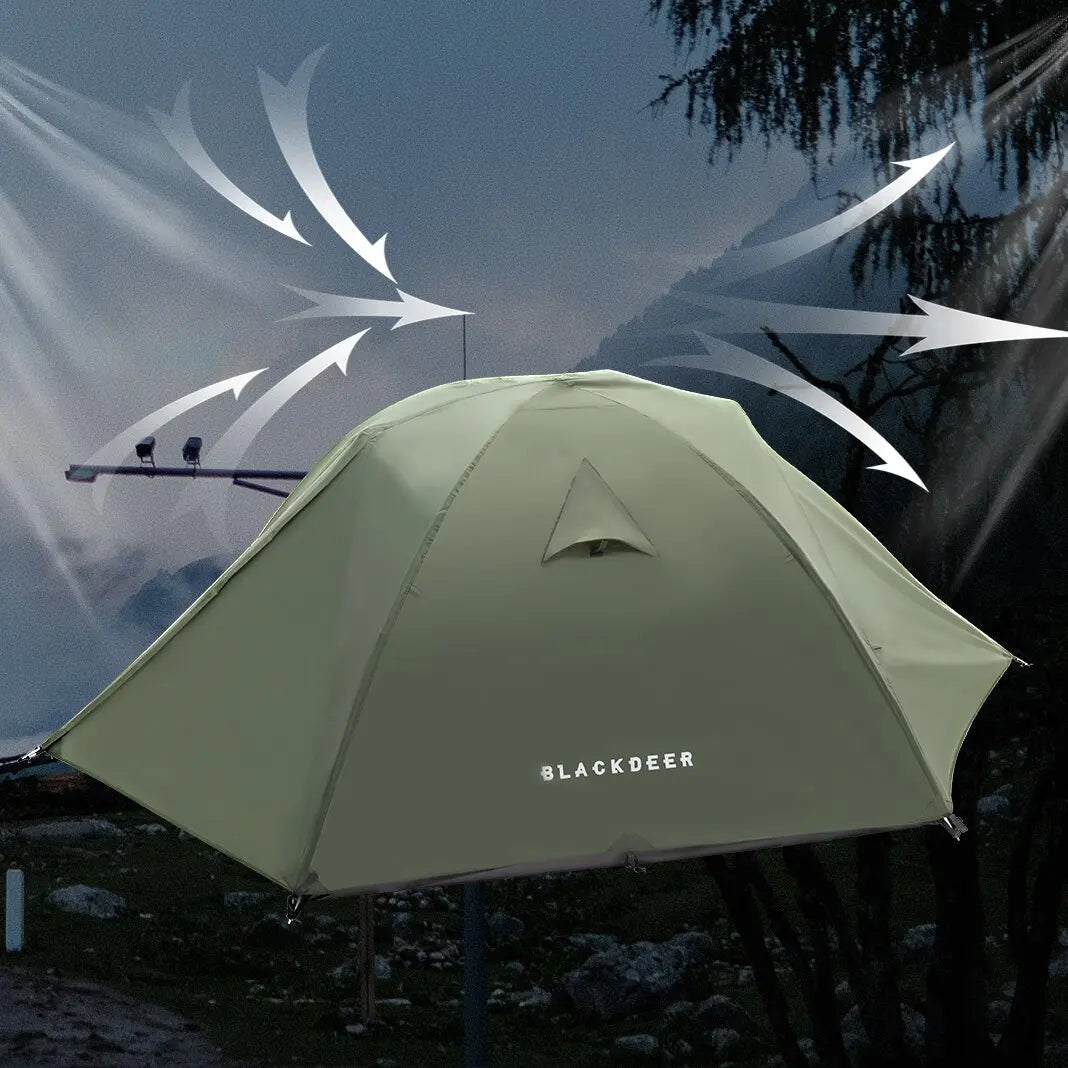 Backpacking Tent for 2-3 People, Waterproof Double Layer, 4 Season Winter Skirt, Outdoor Camping, Hiking Survival Gear, Wholesale Luxury