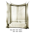 Outdoor Camping Mosquito Net, 200cm Lightweight Breathable Mesh Canopy, Insect Bug Repellent, Luxury Bed Curtain for Camping, Wholesale Luxury Gear