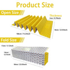 Lightweight Egg Crate Foam Sleeping Pad, 330g Portable Foldable Camping Mat, Moisture Proof Insulation, Ideal for Hiking and Backpacking