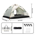 Portable Camping Tent, Waterproof Instant Tent for 4 Person Family, Luxury Self-driving Travel Tents, Emergency Outdoor Use, Wholesale Quality