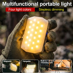 Portable LED Tent Light, Type-C Charging, Multi-Gear Design, Waterproof, Rechargeable, Heavy Duty for Camping, Hiking, Fishing, Luxury Wholesale