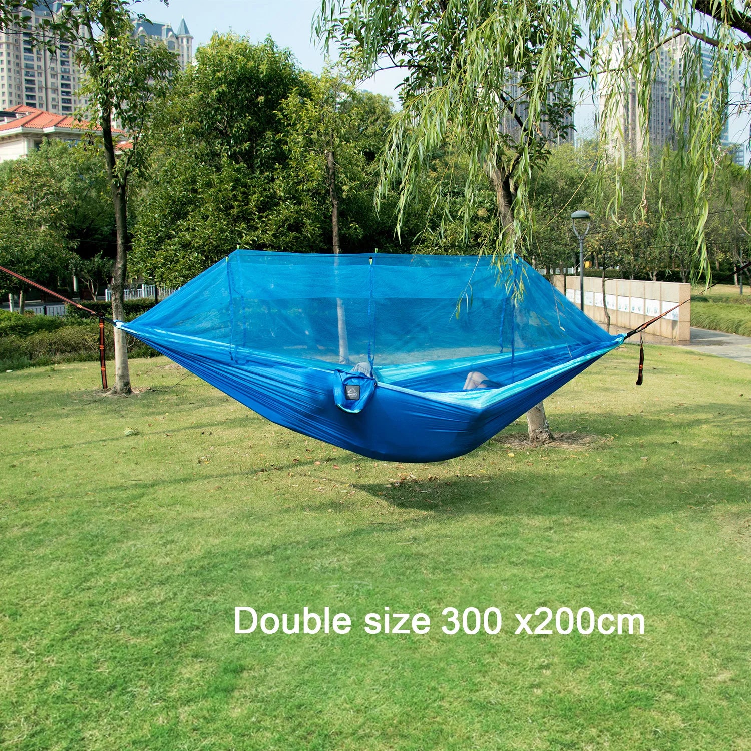 Hammock for Camping, Portable Nylon Fabric with Mosquito Net, Single and Double Size, Outdoor Use, Lightweight, Wholesale Luxury