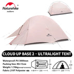Ultralight Camping Tent for 2 People, Waterproof 20D Fabric, Outdoor Hiking, Travel, Backpacking, Fishing, Wholesale Luxury Option