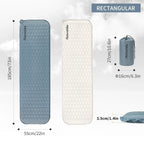 Inflatable Air Mattress Sleeping Pad, Ultralight Foam Camping Gear, Waterproof and Portable for Backpacking and Hiking, Travel Essentials
