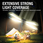 Portable LED Tent Light, Type-C Charging, Multi-Gear Design, Waterproof, Rechargeable, Heavy Duty for Camping, Hiking, Fishing, Luxury Wholesale