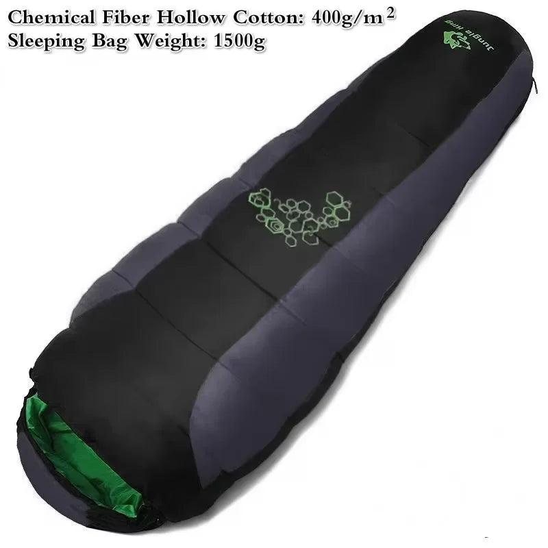 Sleeping Bag, Thick Four-Hole Cotton Filling, Winter Thermal Comfort, Camping Travel Gear, Luxury Wholesale for Outdoor Enthusiasts