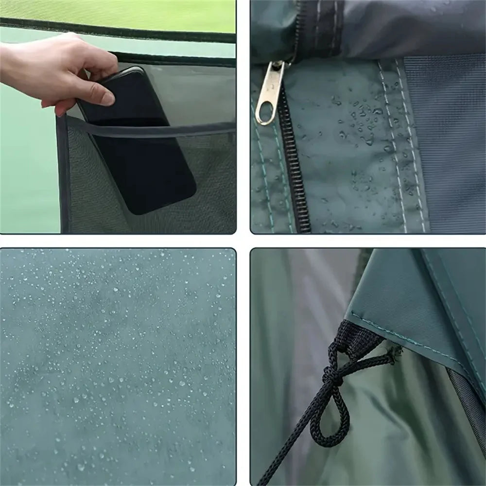 Quick Opening Waterproof Camping Tent for 5-8 People, Fully Automatic Pop-Up, Luxury Design, Durable Material, Wholesale Pricing, Outdoor Adventures
