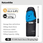 Sleeping Bag, Duck Down, Waterproof, Ultralight, Lightweight, Winter Camping, Hiking Gear, for Men and Women, Wholesale Luxury
