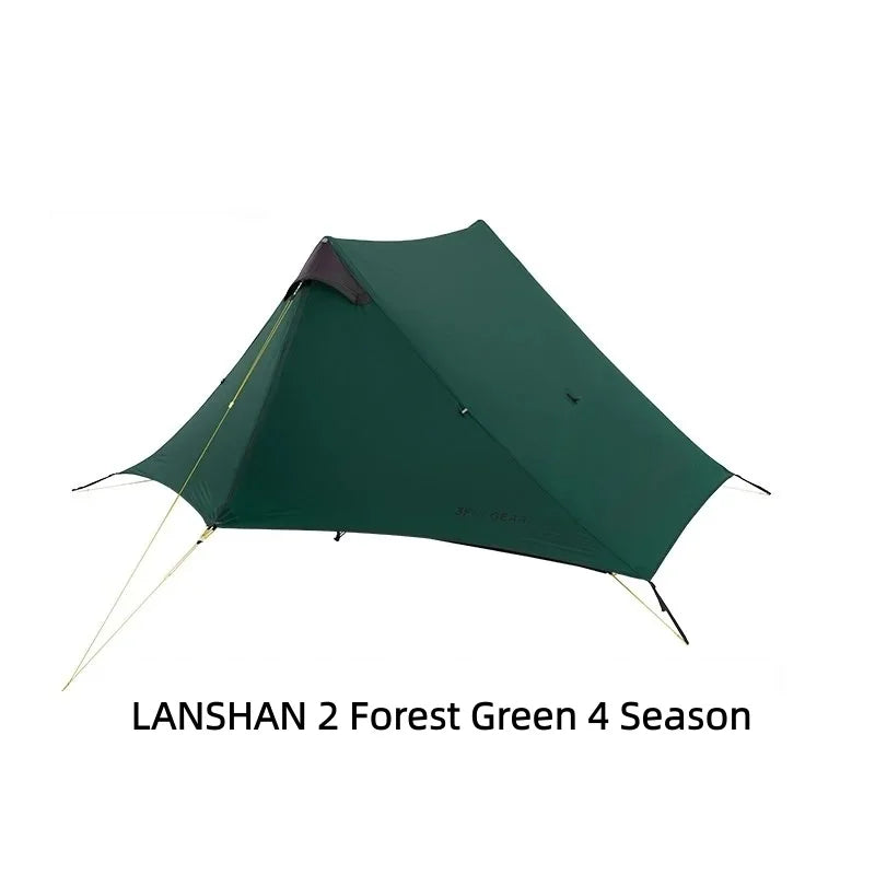 Ultralight Camping Tent for 2 Persons, Waterproof 3 Season 15D Silnylon, Rodless Design, Outdoor Adventure, Wholesale Luxury