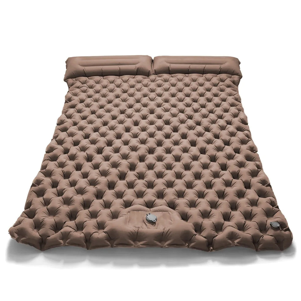 Double Inflatable Mattress, Extra Wide Sleeping Pad for Camping, Ultralight Folding Bed, Waterproof Car Travel Mat, Wholesale Luxury