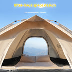 Portable Camping Tent, Waterproof Instant Tent for 4 Person Family, Luxury Self-driving Travel Tents, Emergency Outdoor Use, Wholesale Quality